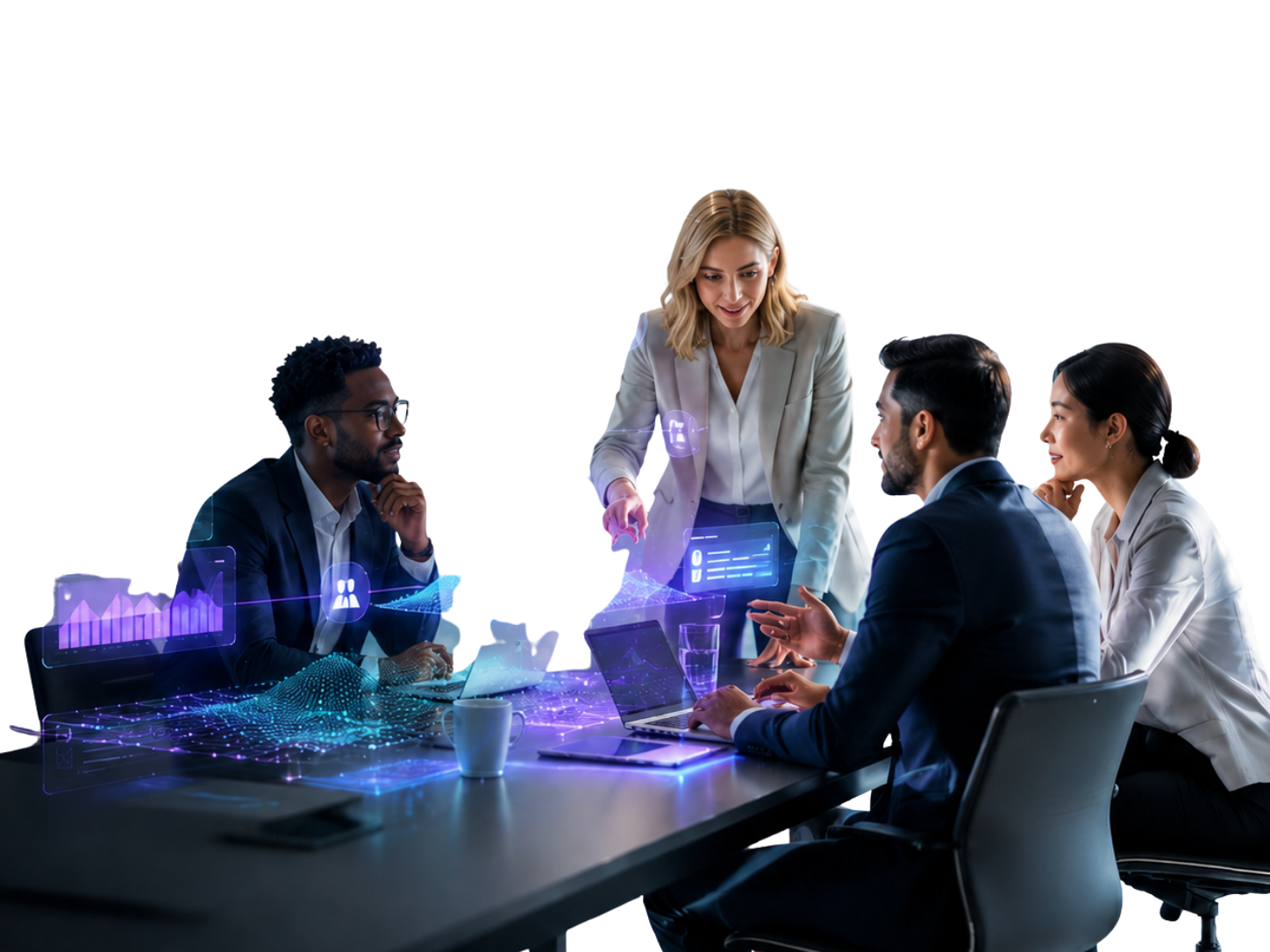 B2B GTM leader guiding an AI-enabled revenue strategy and GTM transformation session.