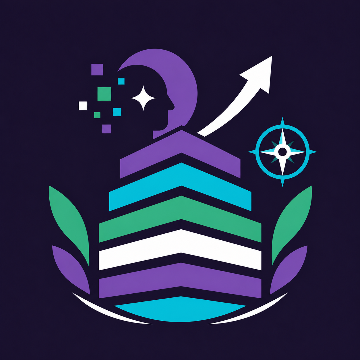 Abstract Square Revenue Stack Guidebook Cover