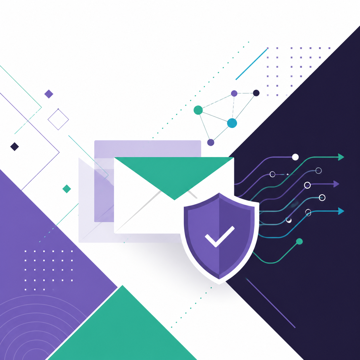 Abstract Square for AIResilient Emails Guide