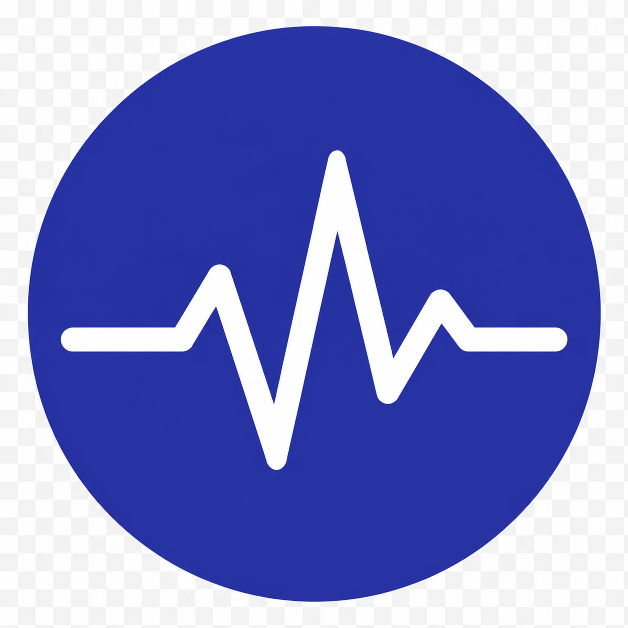 Indigo Pulse Signal Circle